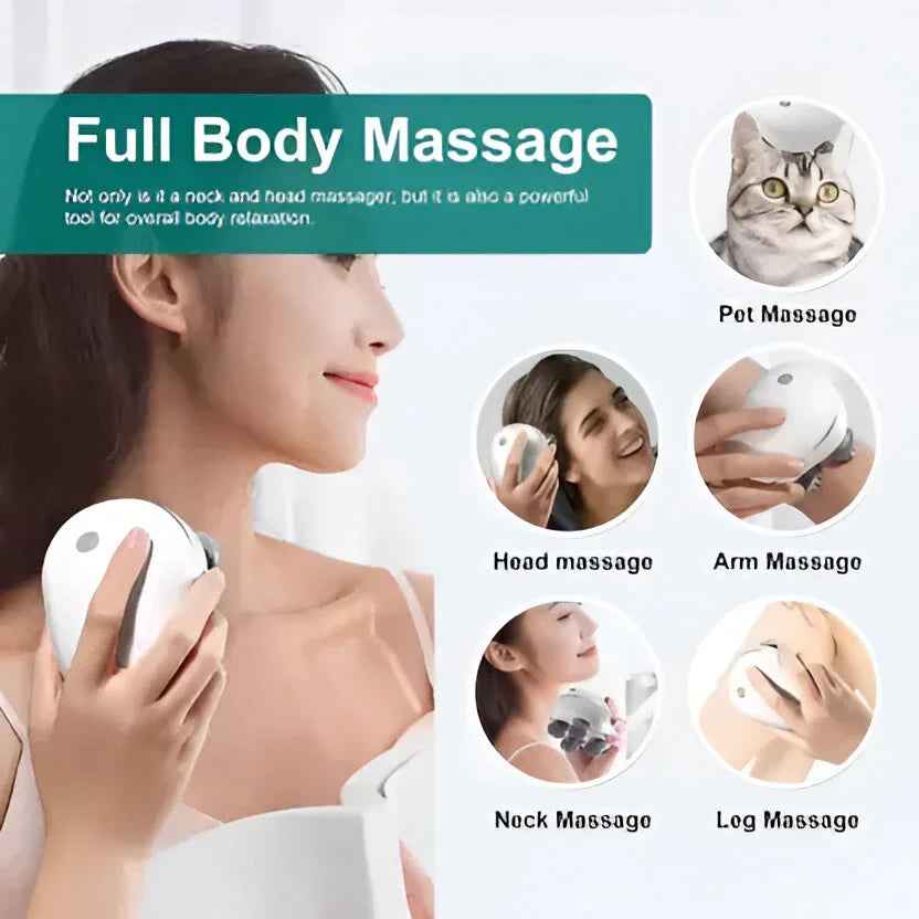 Electric scalp massager