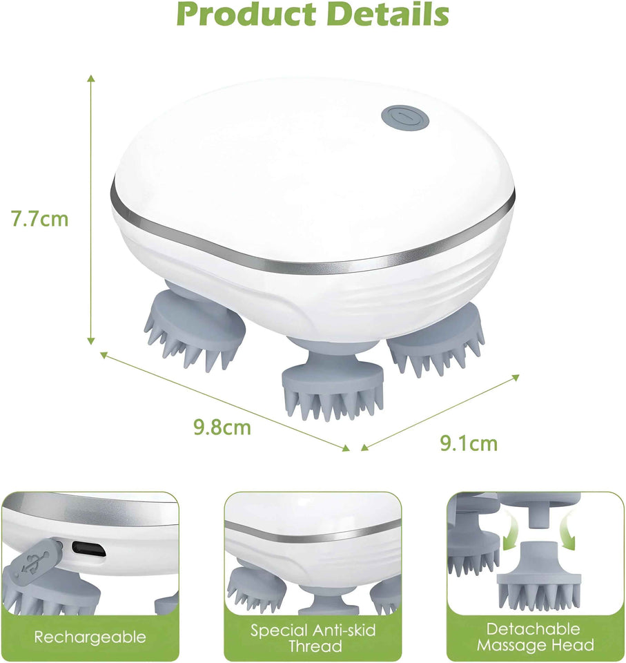 Electric scalp massager