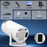 The Whimsify Store Ultra HD Mini Projector - Portable 4K Home Cinema for Stunning Visuals
