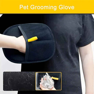 Electrostatic Pet Hair Remover gloves | For Couch, Carpet & Clothing