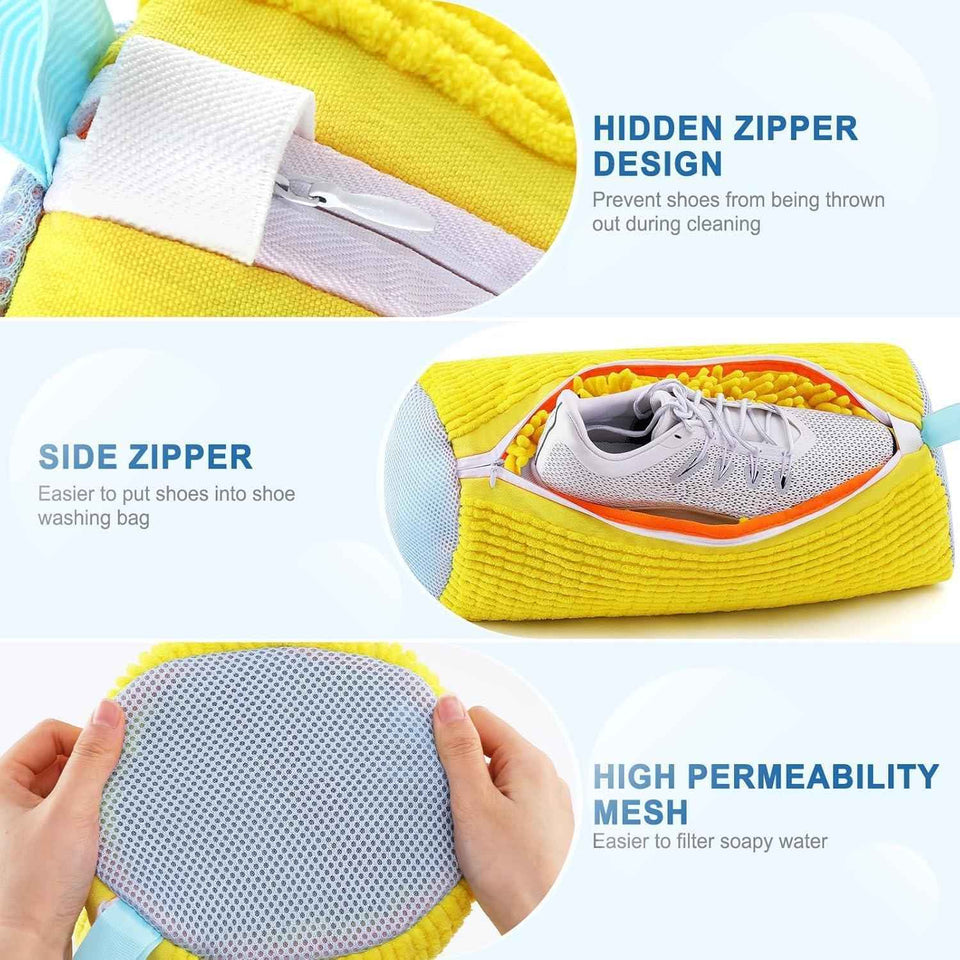 Mesh Shoe Washing Bag | Protect Sneakers & Boots - The Whimsify Store