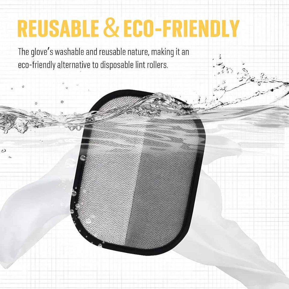Electrostatic Pet Hair Remover gloves | For Couch, Carpet & Clothing