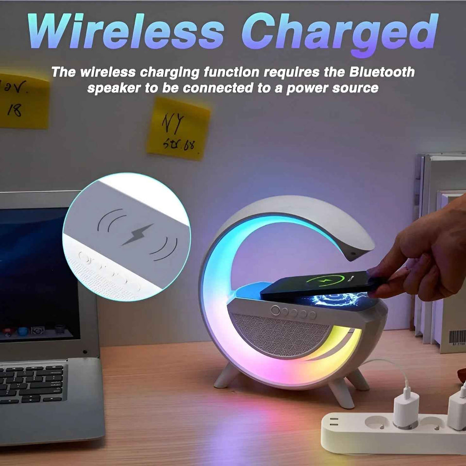 G Lamp speaker & wireless charger