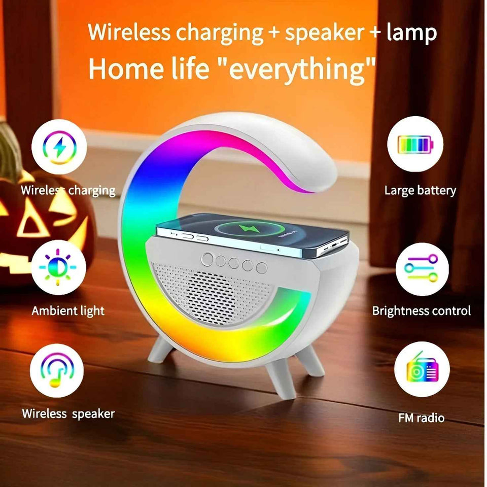 G Lamp speaker & wireless charger