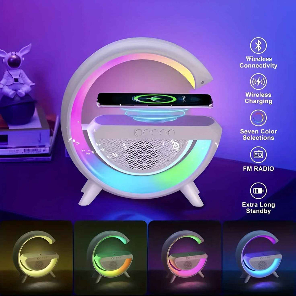 G Lamp speaker & wireless charger