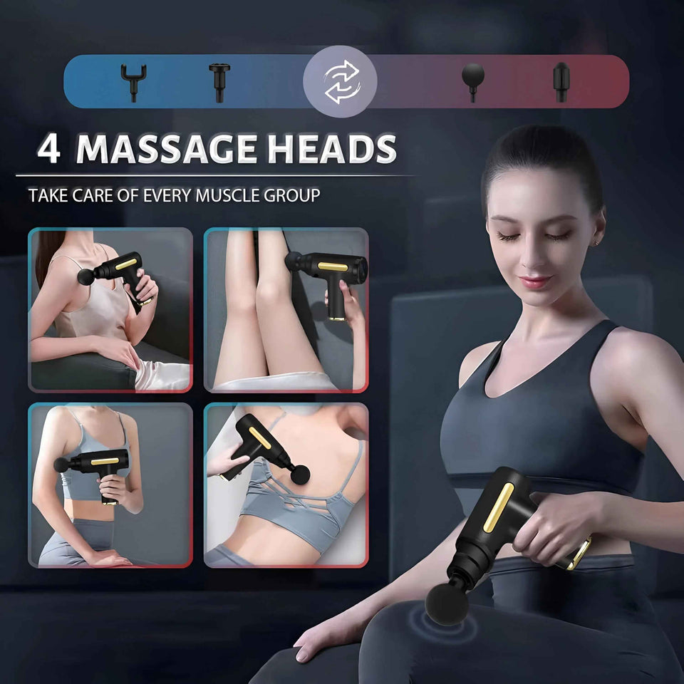 Massager Gun for Muscle Recovery - Deep Tissue Relief and Relaxation