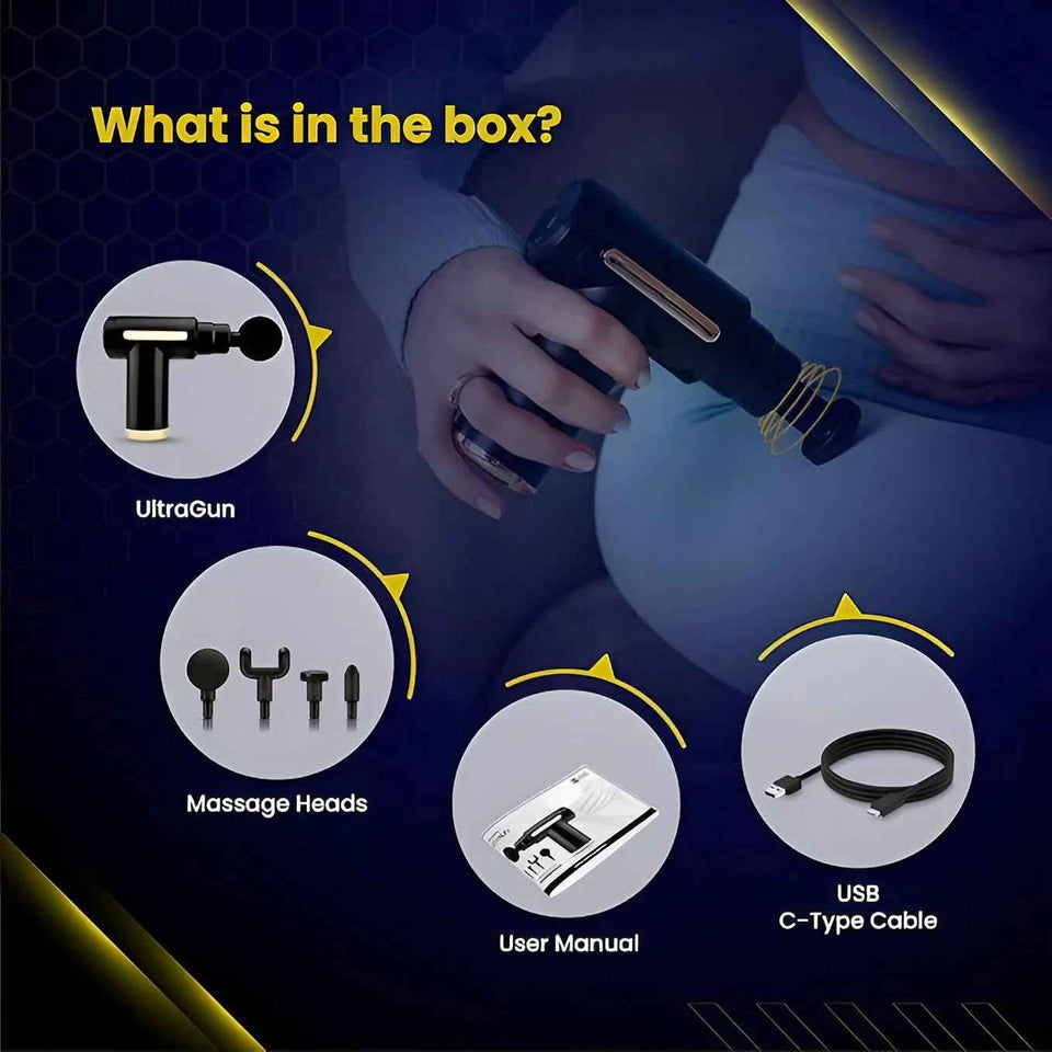 Massager Gun for Muscle Recovery - Deep Tissue Relief and Relaxation