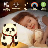 Silicone Panda Lamp - Cute Night Light for Kids’ Rooms