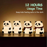 Silicone Panda Lamp - Cute Night Light for Kids’ Rooms